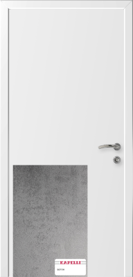 Дверь Kapelli classic, ламинированная пленкой Бетон