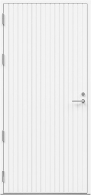 Дверь входная Kaski UO12, Белый NCS S 0502-Y, 10*21, левое