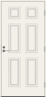 Теплая входная дверь SWEDOOR by Jeld-Wen Classic Ravel Eco