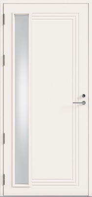 Дверь входная Kaski Nietos Thermo, Белый NCS S 0502-Y, 10*21, левое