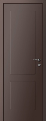 Дверь Капелли Multicolor Ф2К, RAL8017 - коричневый