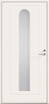 Дверь входная Kaski Future Shaula Thermo, Белый NCS S 0502-Y, 10*21, левое