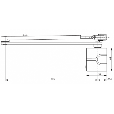 Доводчик ASSA-Abloy (Асса-Аблой) DC336  EN 3-6