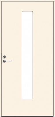 Теплая входная дверь SWEDOOR by Jeld-Wen Character Tower Eco, М10x21, Правая