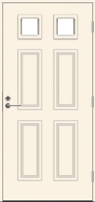  Теплая входная дверь SWEDOOR by Jeld-Wen Classic Scarlatti Eco, M10x21, Правая