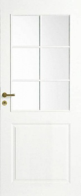 Дверь белая филенчатая SWEDOOR by Jeld-Wen Style 2,  М9x21,  Левая