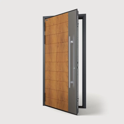 Уличная алюминиевая дверь с терморазрывом TX-1