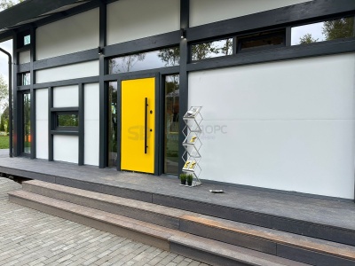 Тёплая входная дверь с терморазрывом NORD 85 Термико НР-11 фотография