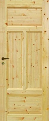 Дверь сосновая SWEDOOR by Jeld-Wen Tradition 50, M10x21, Универсальная, Сосна прозрачный лак