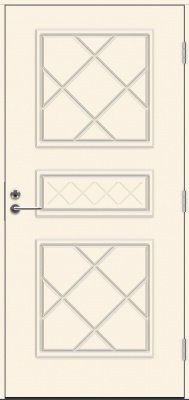 Теплая входная дверь SWEDOOR by Jeld-Wen Classic Sousa Eco, M10x21, Правая