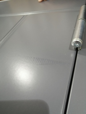 УЦЕНКА (№23) UO1 (O1T1023GL2) Thermo KASKI глухая, Серая RR23, 10*23, ЛЕВАЯ, замок LC200