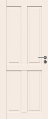  Дверь белая массивная SWEDOOR by Jeld-Wen Craft 122, M9x21, Левая, Белый NCS S 0502-Y