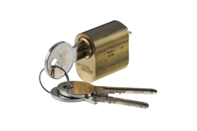 Комплект фурнитуры NFD_701HA_GEG на входную дверь в матовой латуни (ручка LE5/008 цилиндр GEGE (dormakaba), скобянка на цилиндр)