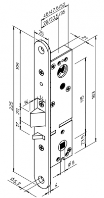 Замок ABLOY®  LE314