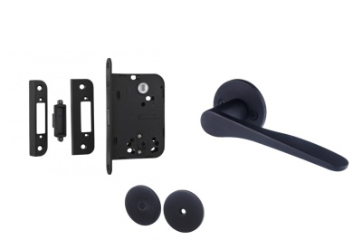 Комплект фурнитуры NFD_2_2014M_B для межкомнатной двери в черном цвете