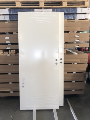 Дверь белая гладкая SWEDOOR by Jeld-Wen Easy 201, М9*21, №19 фотография