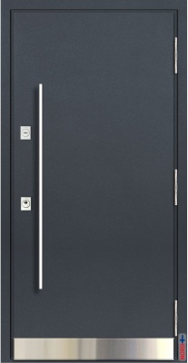 Тёплая входная дверь с терморазрывом NORD 85 Термико НР-12 фотография