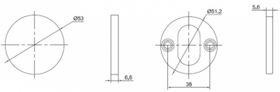 Накладка ASSA ABLOY AHW55000BL
