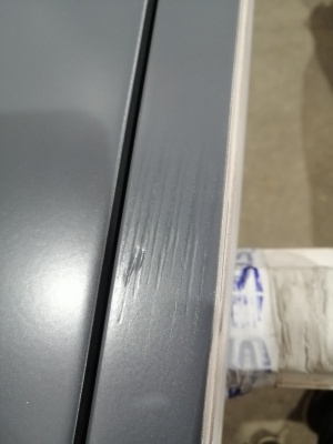 УЦЕНКА (№23) UO1 (O1T1023GL2) Thermo KASKI глухая, Серая RR23, 10*23, ЛЕВАЯ, замок LC200