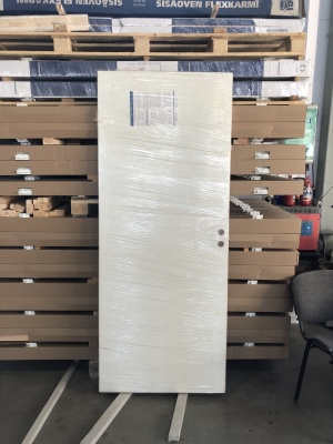 Дверь белая гладкая SWEDOOR by Jeld-Wen Easy 201, М9*21, №20 фотография