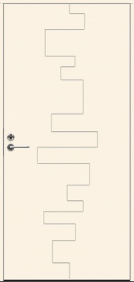 Теплая входная дверь SWEDOOR by Jeld-Wen Character Pictor Eco, М10x21, Правая