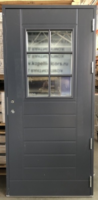 Дверь входная Kaski UOL13 Thermo, тёмно-серая, М10 правая №2