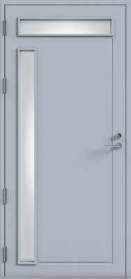 Дверь входная Kaski Mukka Thermo, Белый NCS S 0502-Y, 10*21, левое