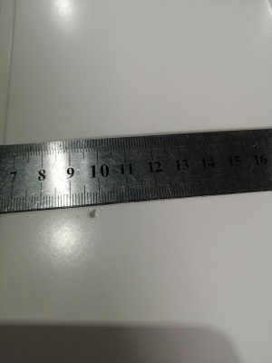 УЦЕНКА (№46) UO1 (O109GL) KASKI глухая, NCS S 0502-Y, 9*21, ЛЕВАЯ, замок ASSA 8765