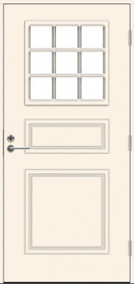  Теплая входная дверь SWEDOOR by Jeld-Wen Classic Ives Eco, M10x21, Правая