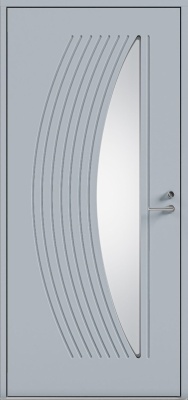 Дверь входная Kaski Future Talita Thermo, Белый NCS S 0502-Y, 10*21, левое