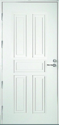  Дверь входная Kaski UO8, Белый NCS S 0502-Y, M10x21, Левая