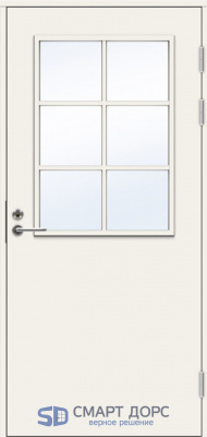 Дверь входная террасная SWEDOOR by Jeld-Wen PO2090 W12 с переплетом