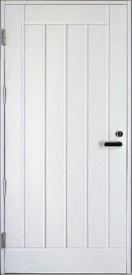  Дверь входная Kaski UO1, Белый NCS S 0502-Y, M10x21, Левая