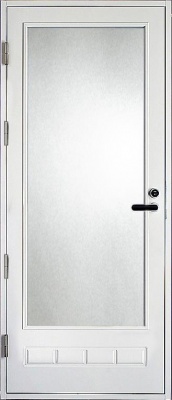 Террасная дверь Kaski PO4 M18, Белый NCS S 0502-Y, M10x21, Левая