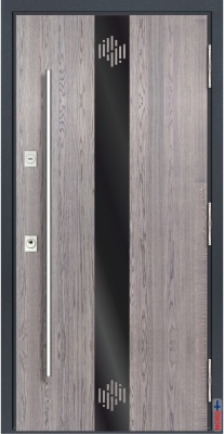 Тёплая входная дверь с терморазрывом NORD 85 Термико НР-15 фотография