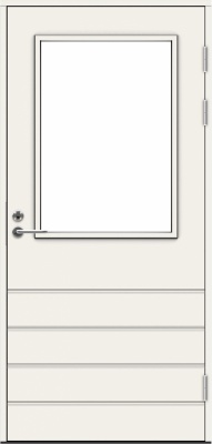 Дверь входная террасная SWEDOOR by Jeld-Wen PO1893 W12
