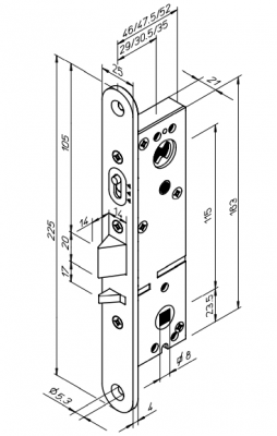 Замок ABLOY®  LE310
