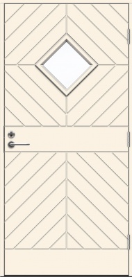  Теплая входная дверь SWEDOOR by Jeld-Wen Classic Albinoni Eco, М10x21, Правая