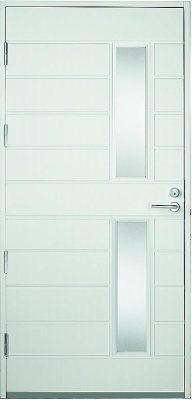 Дверь входная Kaski UOL19, Белый NCS S 0502-Y, 10*21, левое