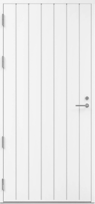 Дверь входная Kaski UO11, Белый NCS S 0502-Y, 10*21, левое