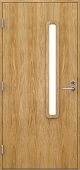  Теплая входная дверь SWEDOOR by Jeld-Wen Function Volga Eco шпон дуба, M10x21, Левая