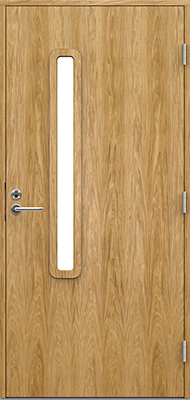 Теплая входная дверь SWEDOOR by Jeld-Wen Function Volga Eco шпон дуба