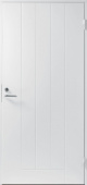 Теплая входная дверь SWEDOOR by Jeld-Wen Basic B0010, белая,  М9x21,  Правая