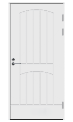 фото теплая входная дверь swedoor by jeld-wen function f2000, белая