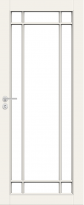  Дверь Смарт Дорс модель 134, Белый NCS S 0502-Y, M10x21, Универсальная