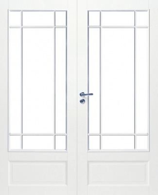 фото дверь белая массивная swedoor by jeld-wen craft 130, двустворчатая