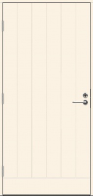  Теплая входная дверь SWEDOOR by Jeld-Wen Function Barents Eco с замком ABLOY LC200, M10x21, Левая, Белый NCS S 0502-Y