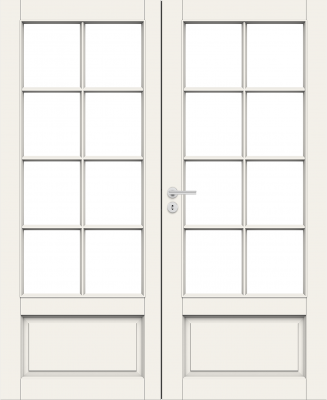 Дверь Nord Fin Doors модель 104 pari двухстворчатая