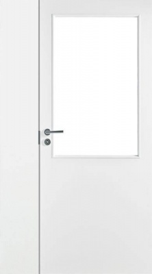 фото дверь гладкая swedoor by jeld-wen easy 205 + расширение