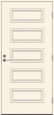  Теплая входная дверь SWEDOOR by Jeld-Wen Classic Beethoven Eco, М10x21, Правая